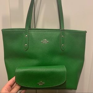 Matching COACH purse and wallet